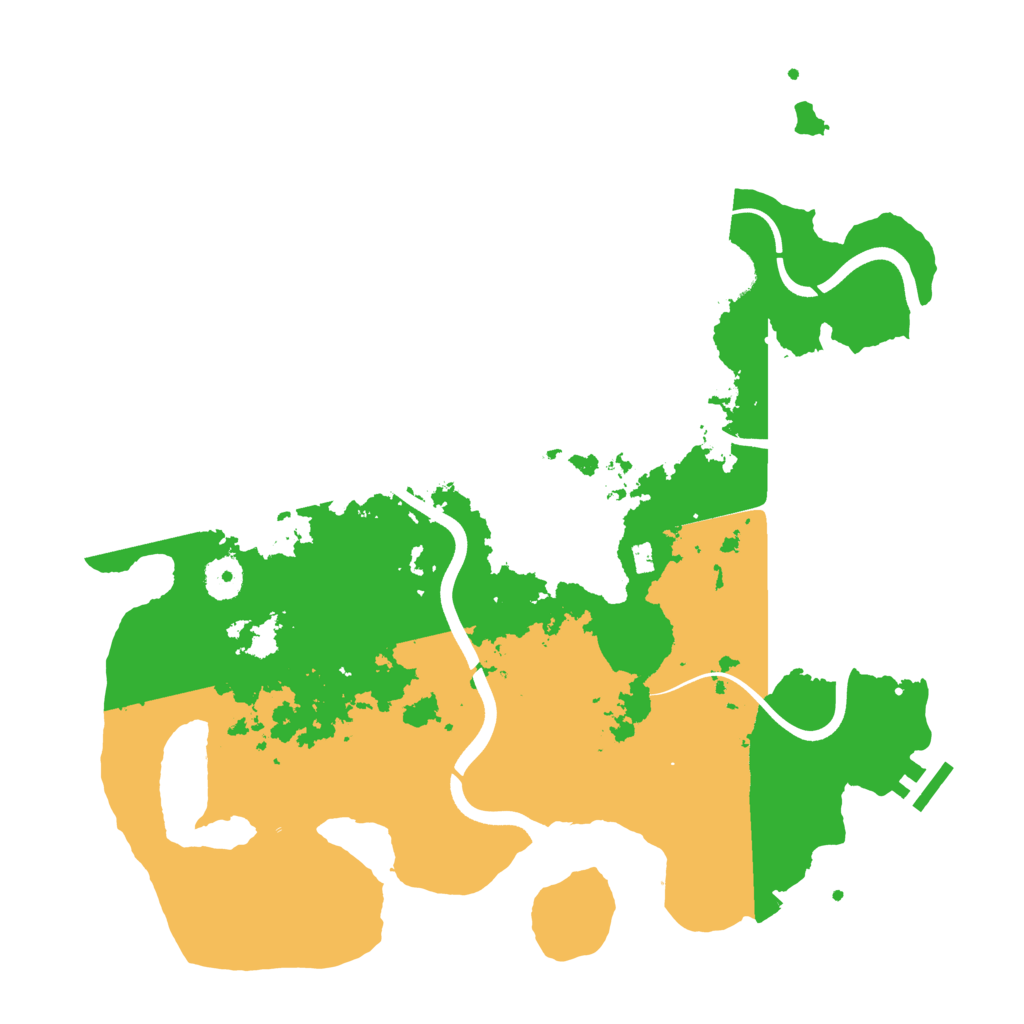 Biome Rust Map: Procedural Map, Size: 3750, Seed: 2122244607
