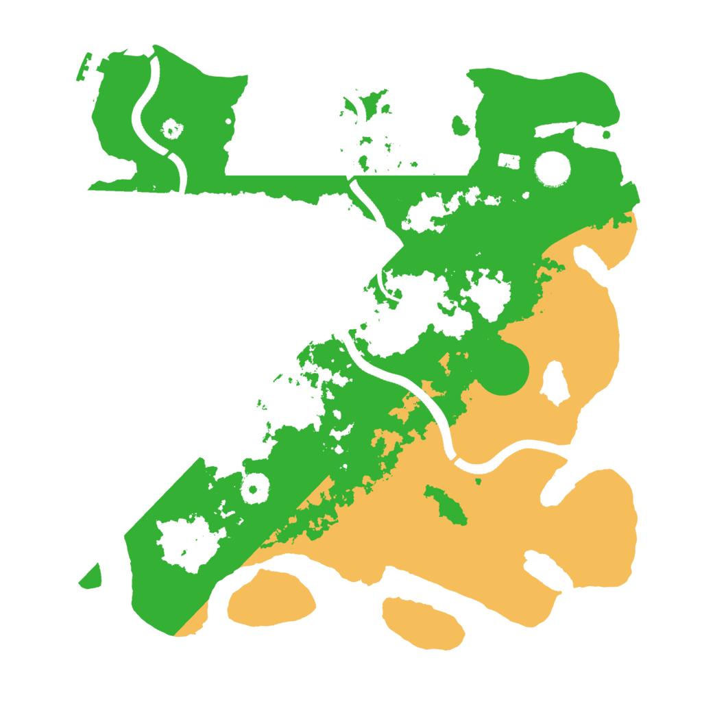 Biome Rust Map: Procedural Map, Size: 3500, Seed: 661939532