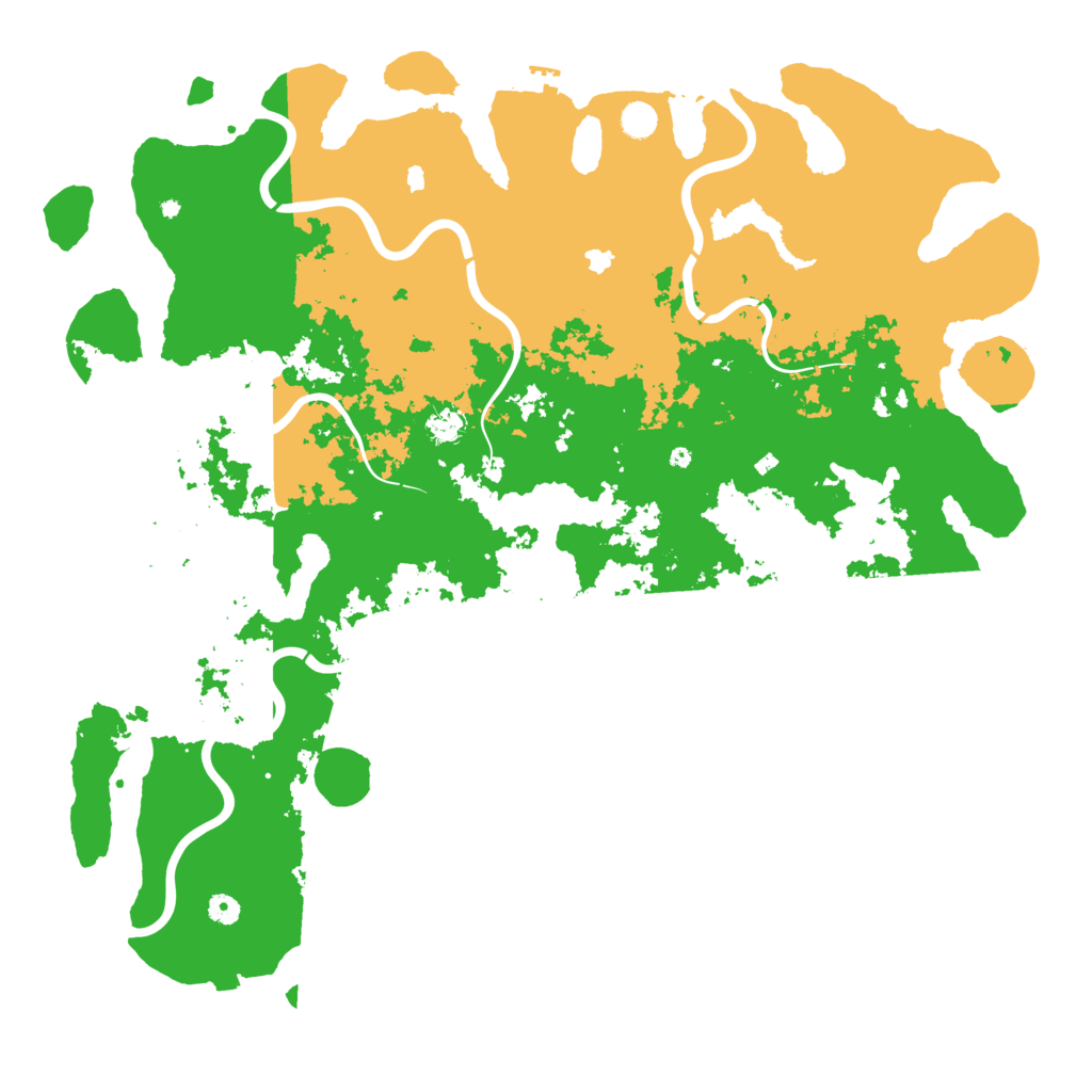 Biome Rust Map: Procedural Map, Size: 5250, Seed: 855085100
