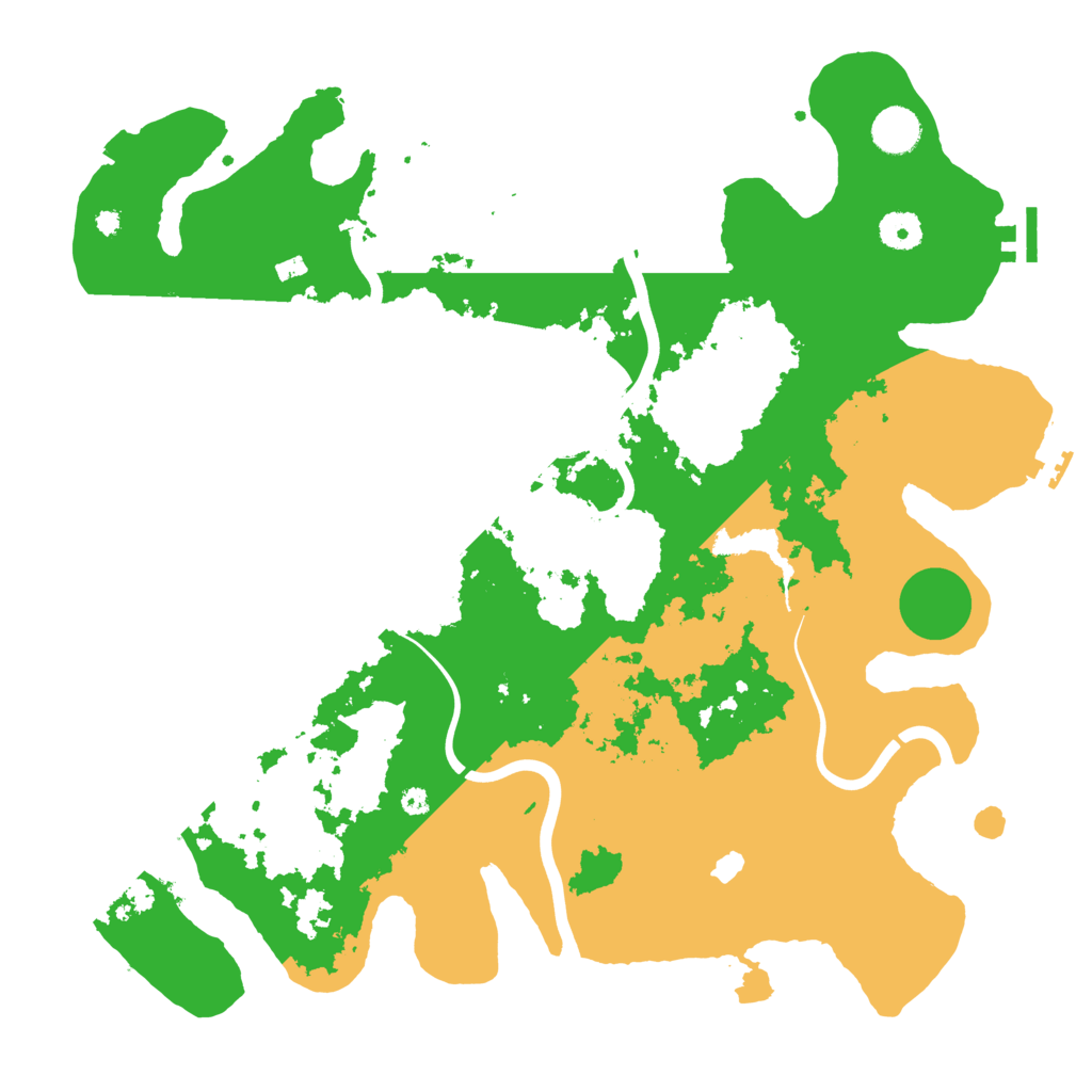 Biome Rust Map: Procedural Map, Size: 4000, Seed: 1257611063
