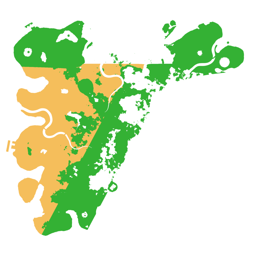 Biome Rust Map: Procedural Map, Size: 4500, Seed: 1369112451
