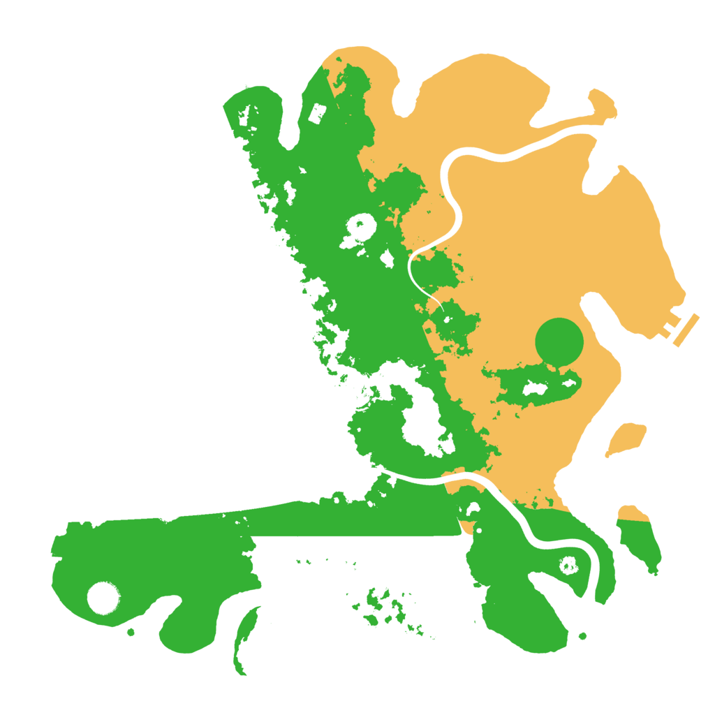 Biome Rust Map: Procedural Map, Size: 3900, Seed: 803262950