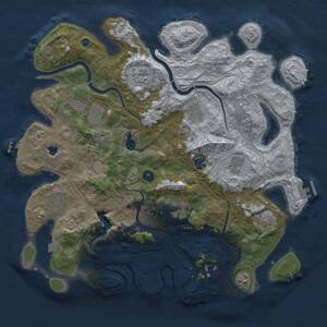 Thumbnail Rust Map: Procedural Map, Size: 4250, Seed: 1545326518, 16 Monuments