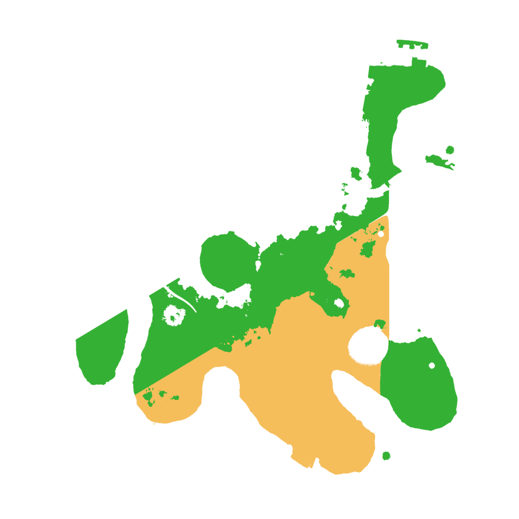Biome Rust Map: Procedural Map, Size: 2500, Seed: 2106893588