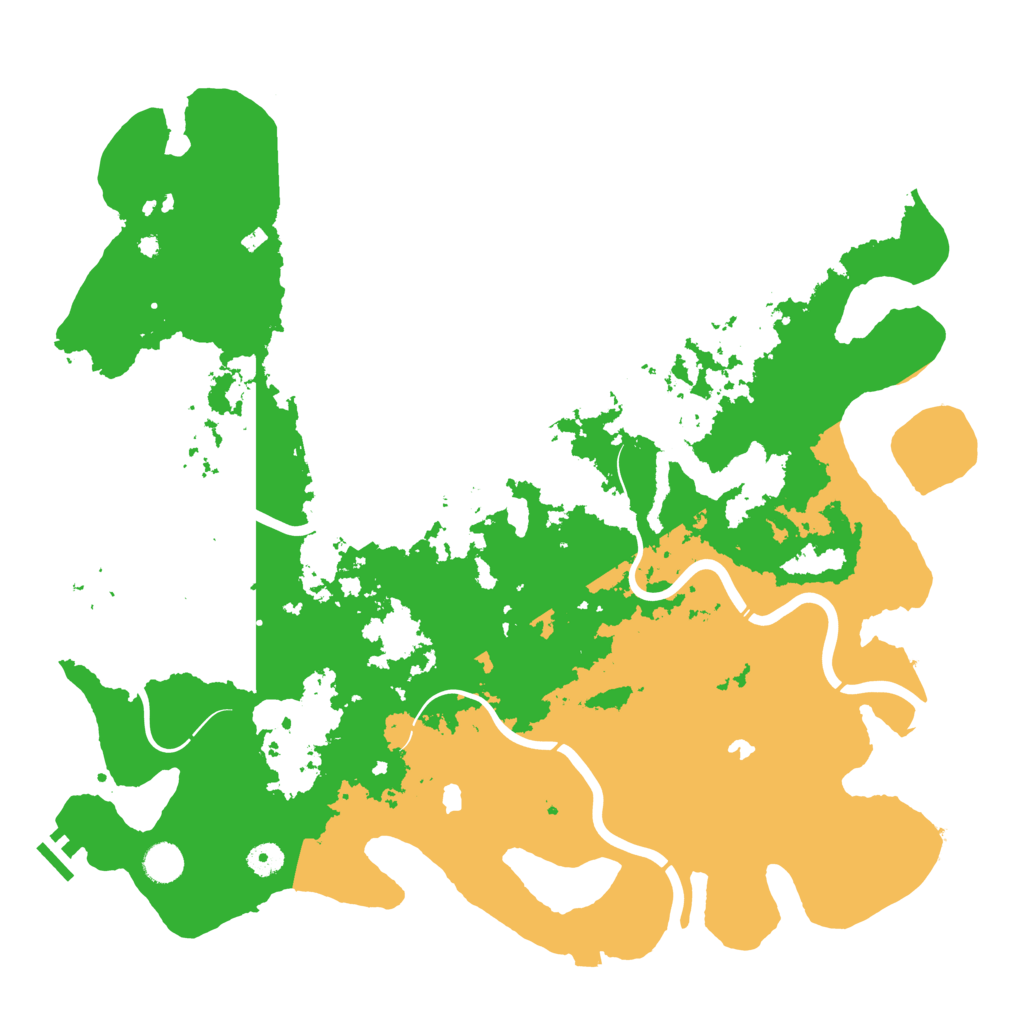 Biome Rust Map: Procedural Map, Size: 4500, Seed: 48186
