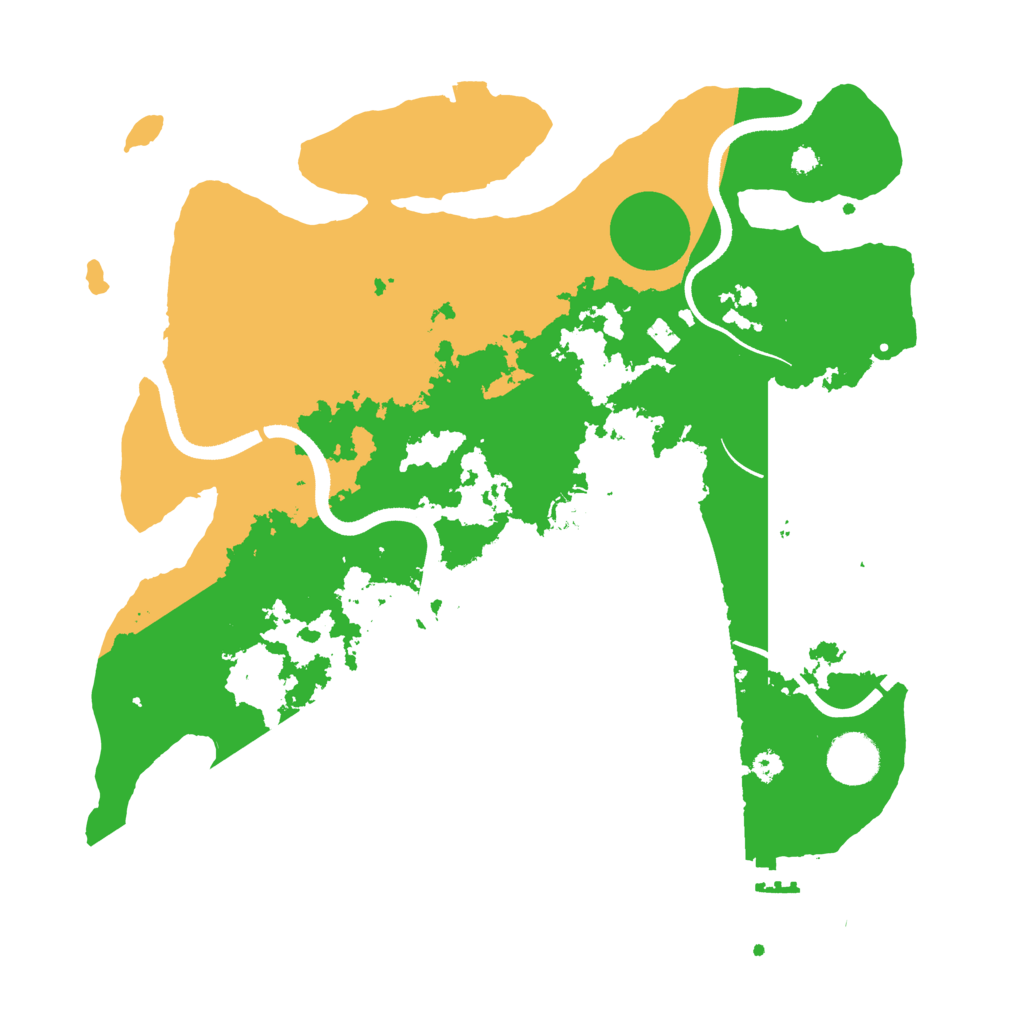 Biome Rust Map: Procedural Map, Size: 3500, Seed: 182085979