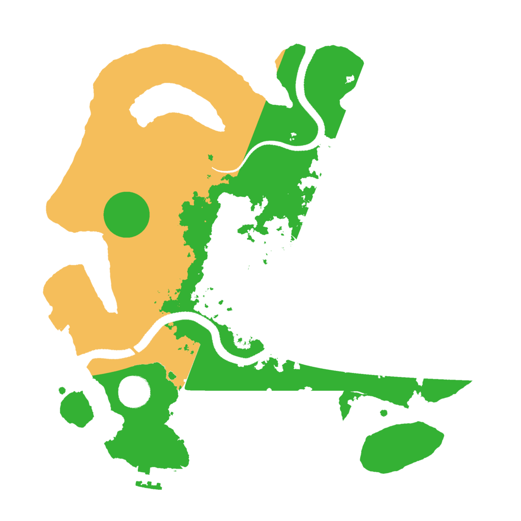 Biome Rust Map: Procedural Map, Size: 3000, Seed: 1479477737