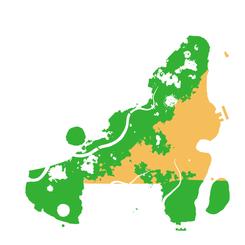 Biome Rust Map: Procedural Map, Size: 3500, Seed: 1368997094