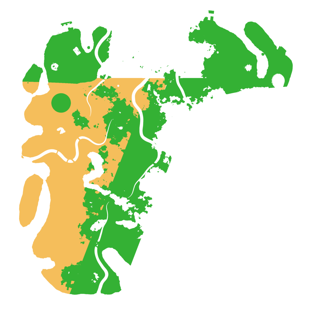 Biome Rust Map: Procedural Map, Size: 4250, Seed: 1234476855