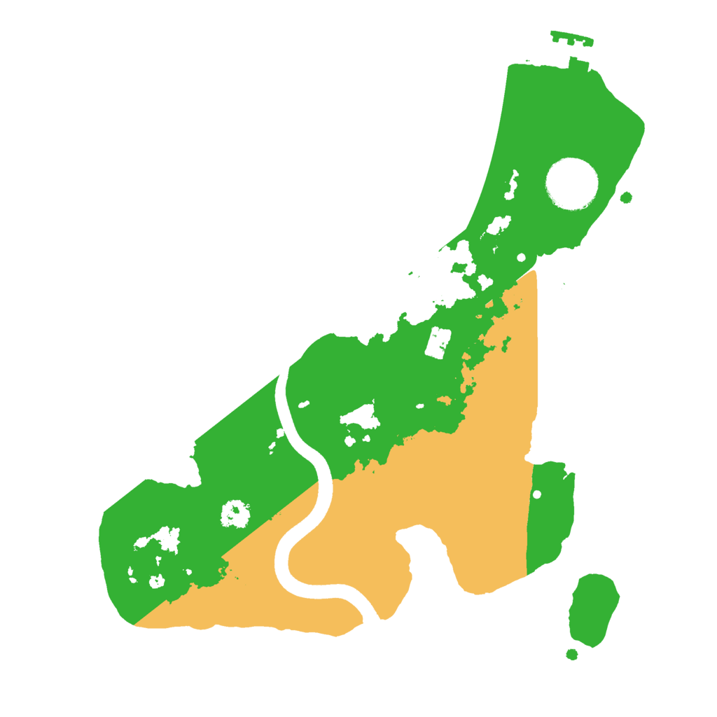 Biome Rust Map: Procedural Map, Size: 2500, Seed: 973054830