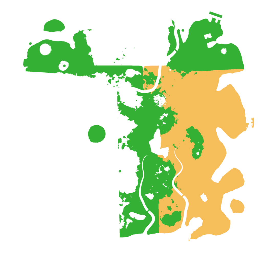 Biome Rust Map: Procedural Map, Size: 4000, Seed: 350096679