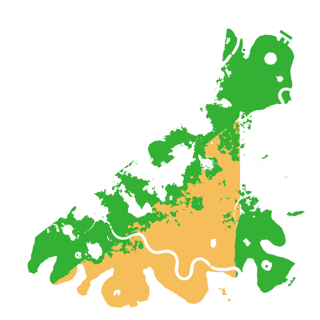 Biome Rust Map: Procedural Map, Size: 4600, Seed: 1010888843