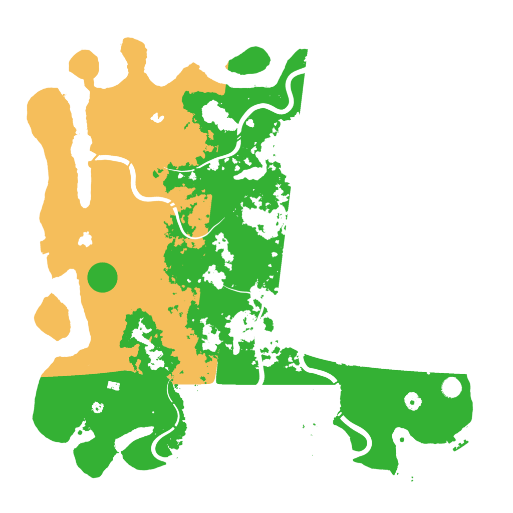 Biome Rust Map: Procedural Map, Size: 4500, Seed: 31799