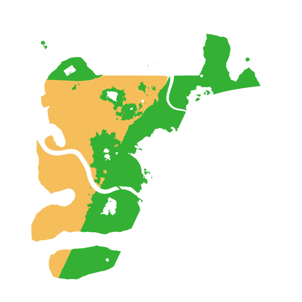 Biome Rust Map: Procedural Map, Size: 3000, Seed: 1940174254