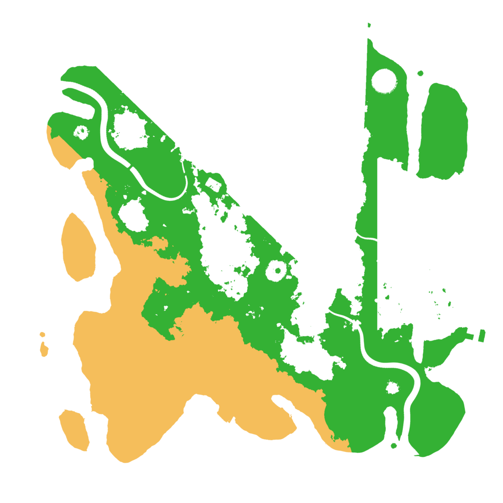 Biome Rust Map: Procedural Map, Size: 3600, Seed: 256978413