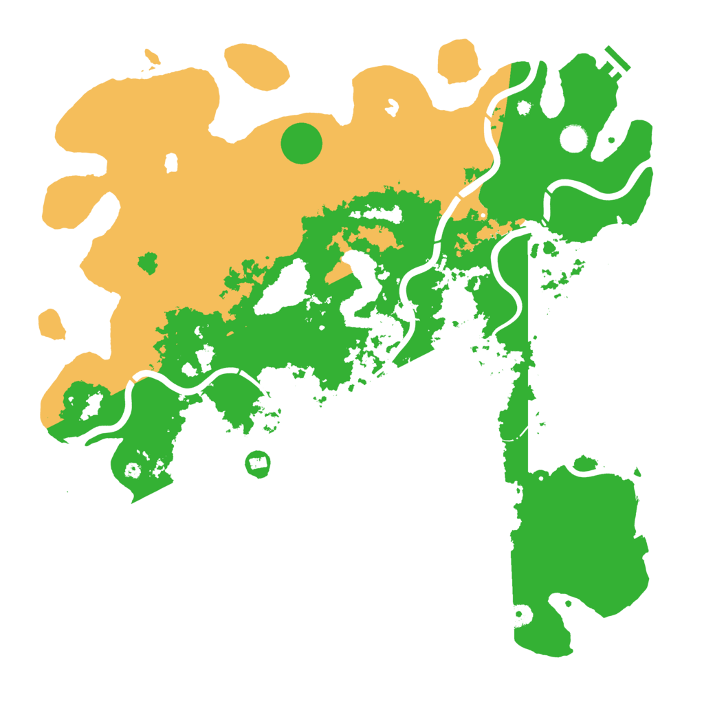 Biome Rust Map: Procedural Map, Size: 4500, Seed: 952742159