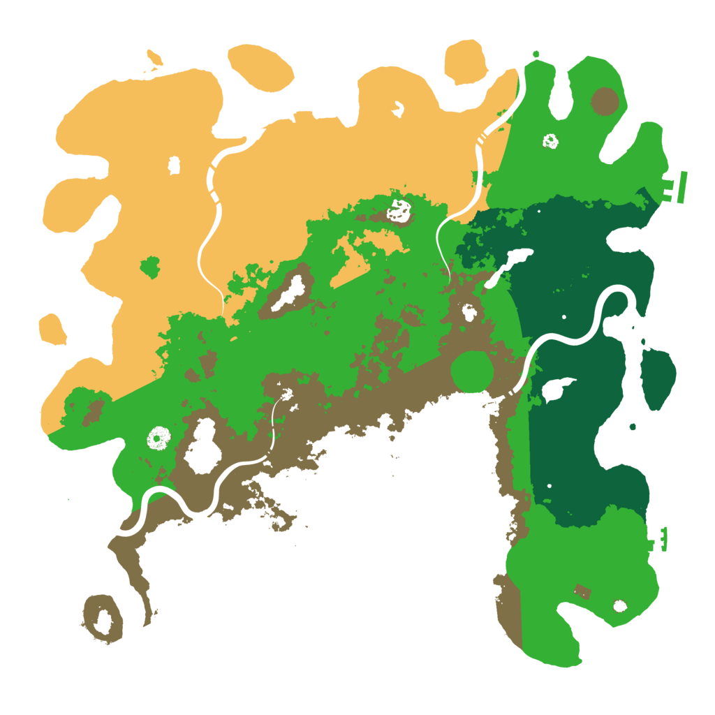 Biome Rust Map: Procedural Map, Size: 4500, Seed: 952742159