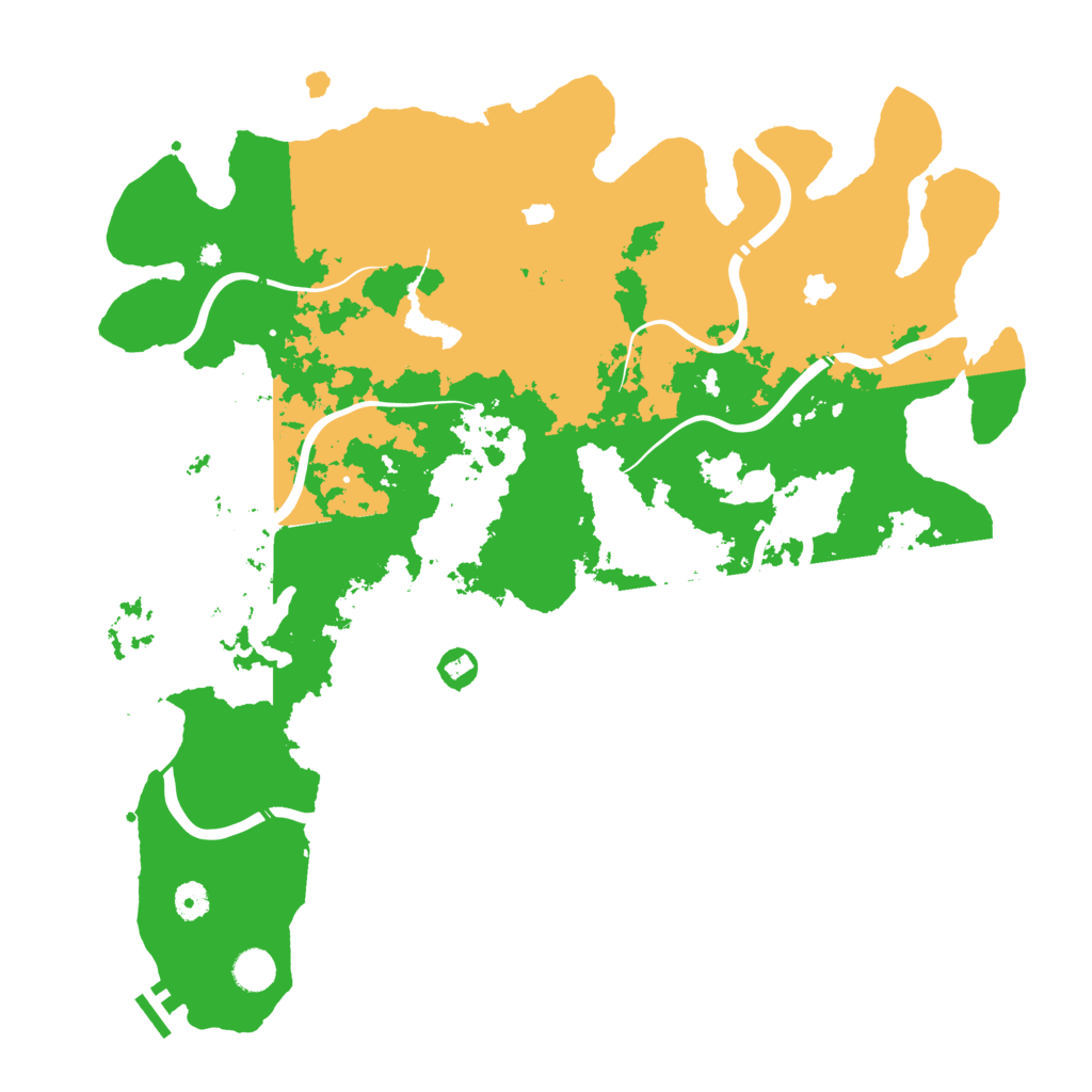 Biome Rust Map: Procedural Map, Size: 4500, Seed: 99932