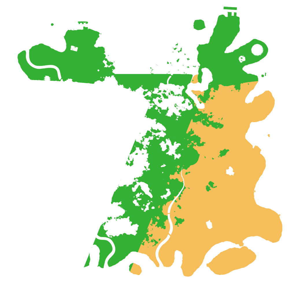 Biome Rust Map: Procedural Map, Size: 4500, Seed: 264154241