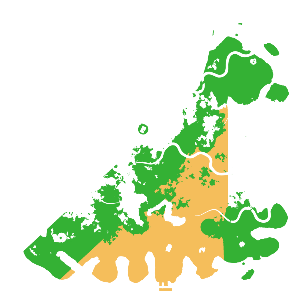 Biome Rust Map: Procedural Map, Size: 4800, Seed: 622914947