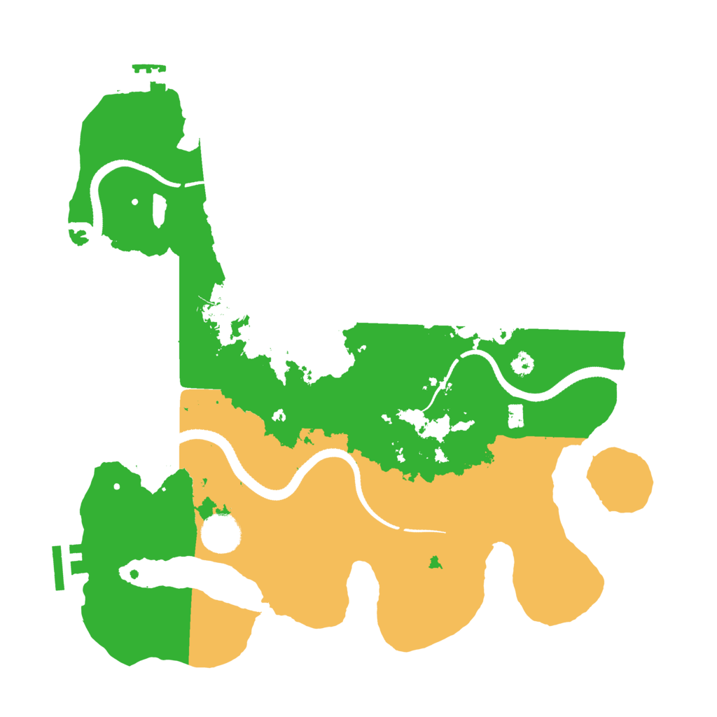 Biome Rust Map: Procedural Map, Size: 3250, Seed: 340602160