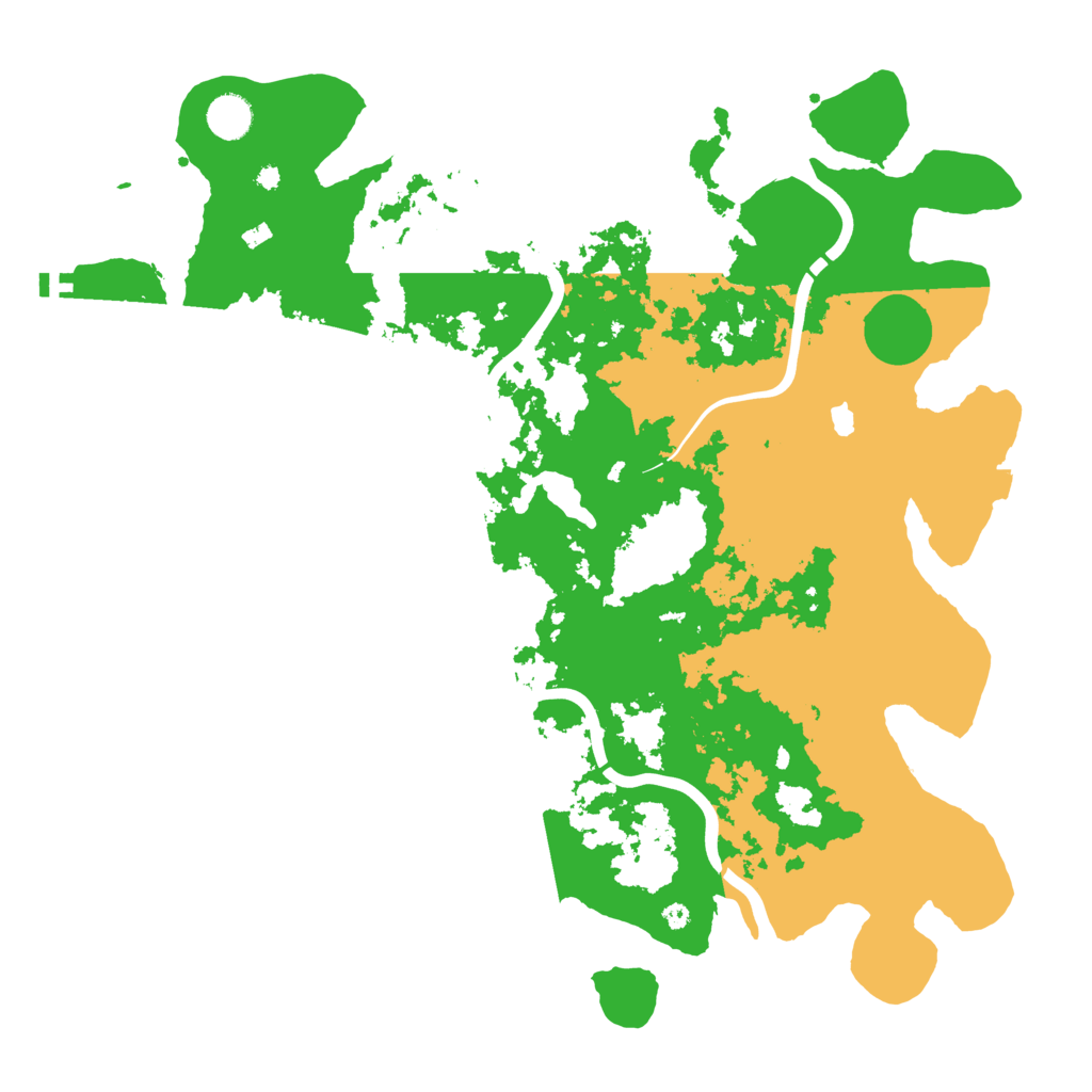 Biome Rust Map: Procedural Map, Size: 4250, Seed: 2009281724