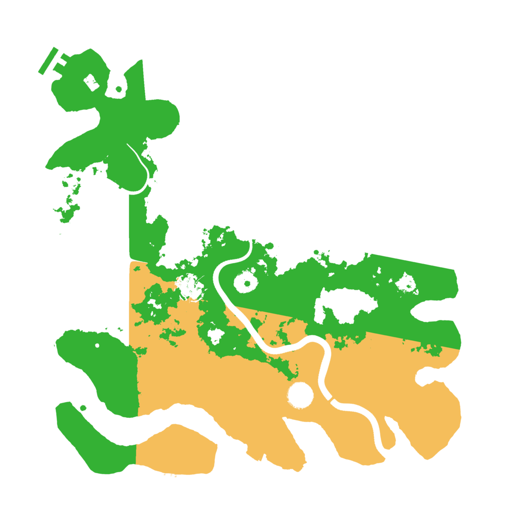 Biome Rust Map: Procedural Map, Size: 3500, Seed: 1288510095
