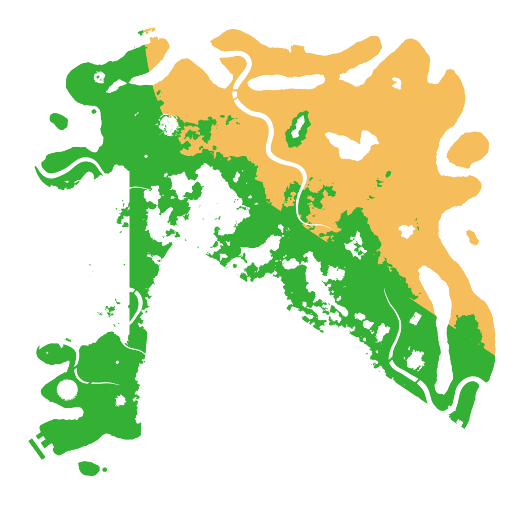 Biome Rust Map: Procedural Map, Size: 4500, Seed: 86329283