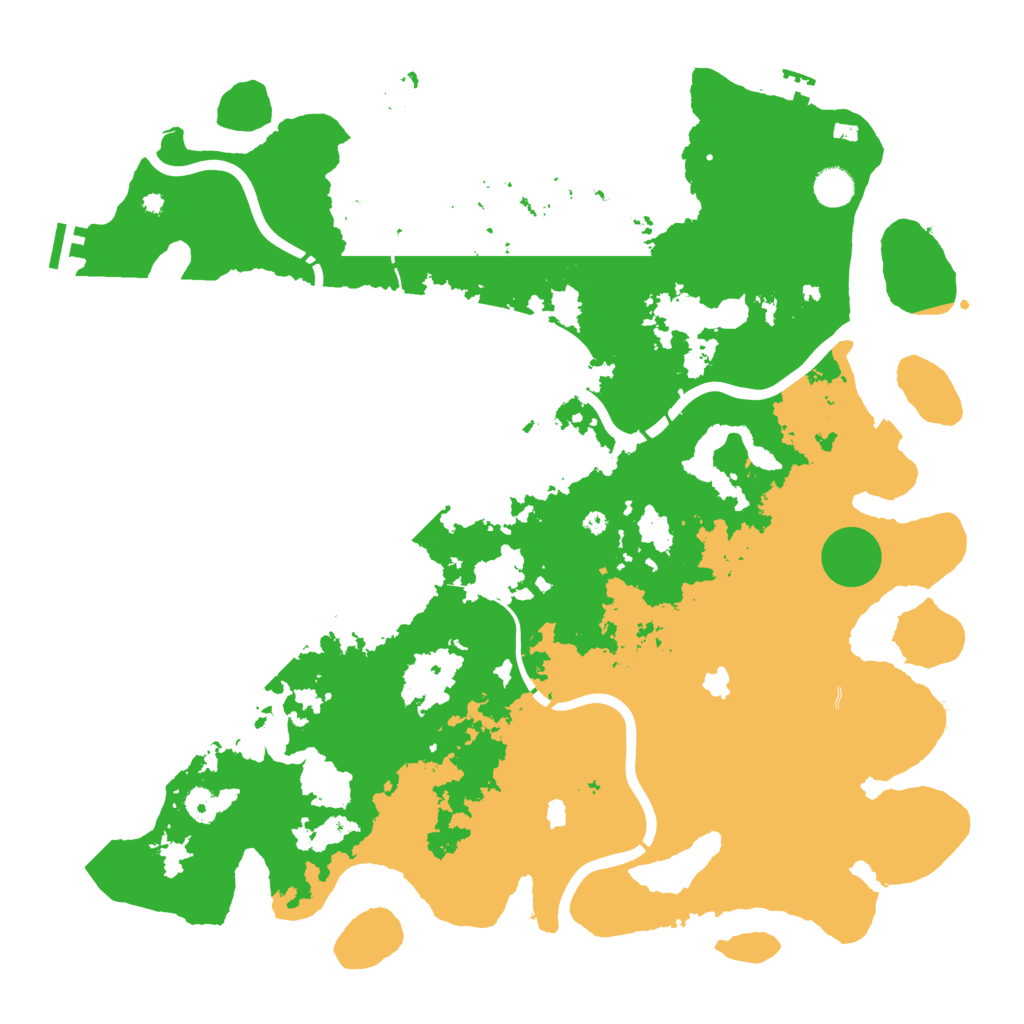 Biome Rust Map: Procedural Map, Size: 4500, Seed: 1108546650