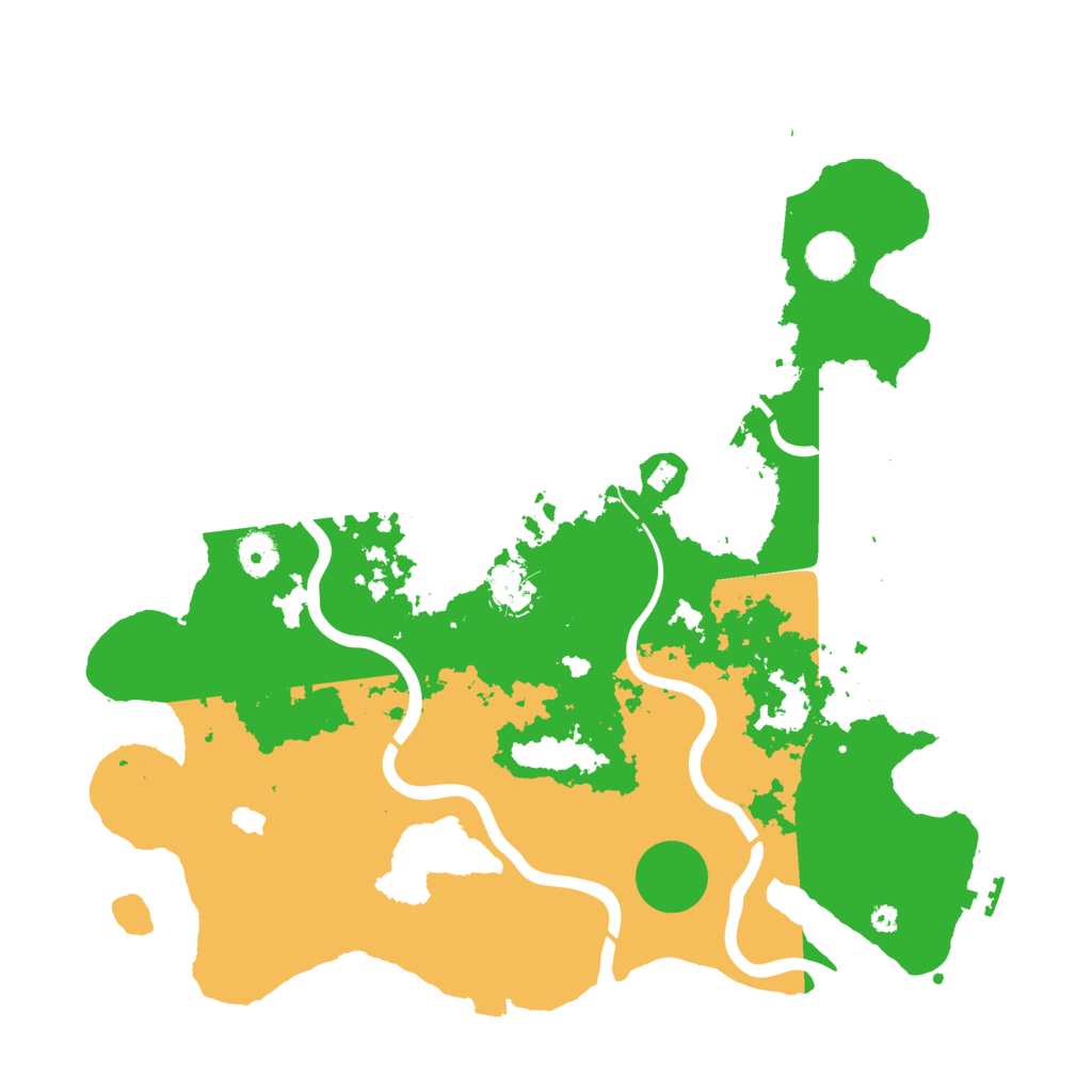 Biome Rust Map: Procedural Map, Size: 4000, Seed: 12615