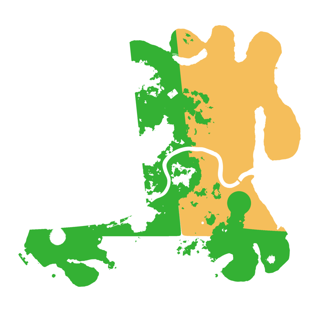 Biome Rust Map: Procedural Map, Size: 3500, Seed: 1892771400