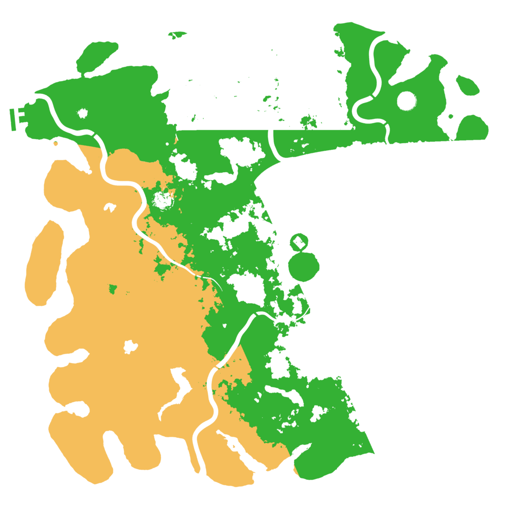 Biome Rust Map: Procedural Map, Size: 4750, Seed: 496777612