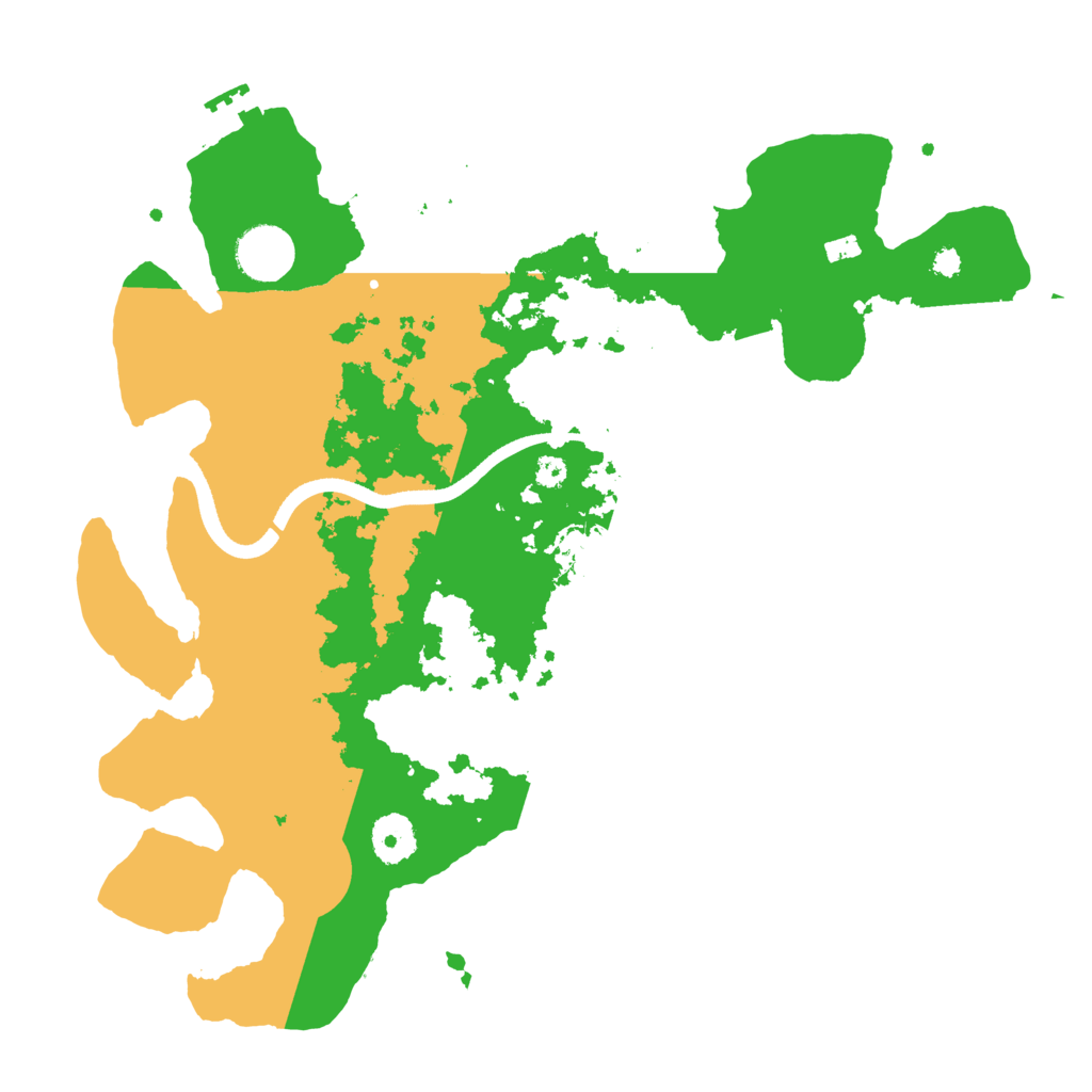 Biome Rust Map: Procedural Map, Size: 3500, Seed: 24364