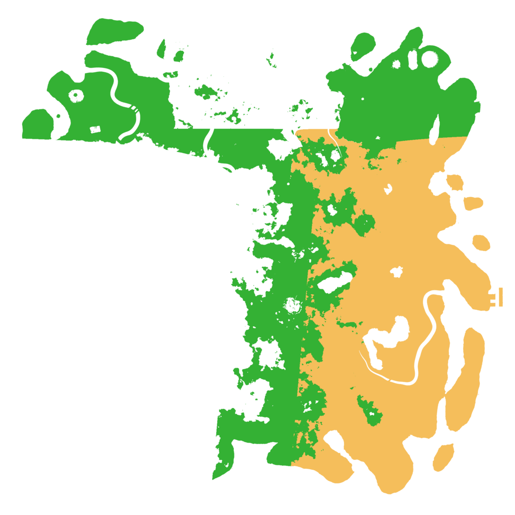 Biome Rust Map: Procedural Map, Size: 5500, Seed: 13226677