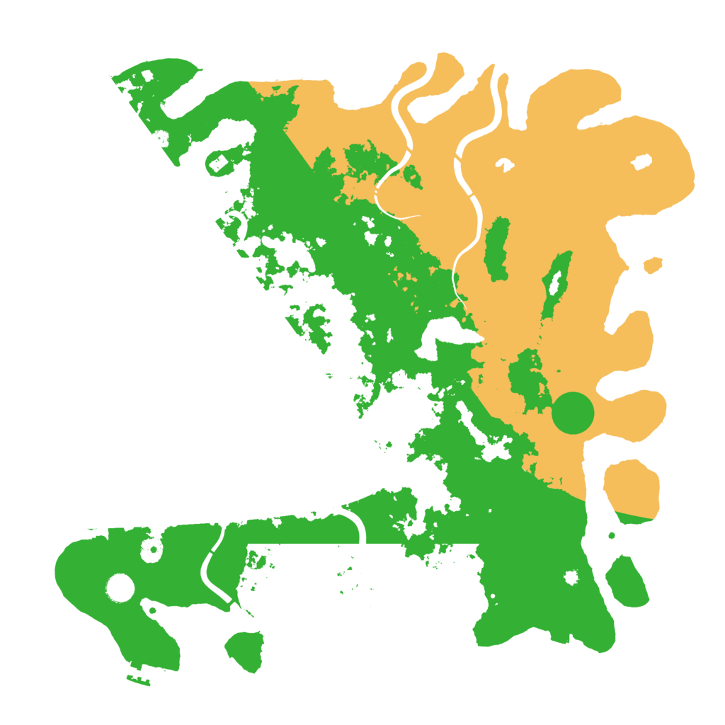 Biome Rust Map: Procedural Map, Size: 4500, Seed: 1324420919