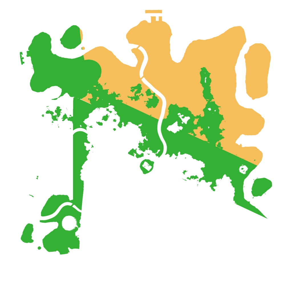 Biome Rust Map: Procedural Map, Size: 3500, Seed: 1898625766