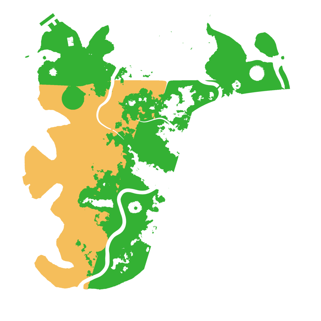 Biome Rust Map: Procedural Map, Size: 3800, Seed: 1337420