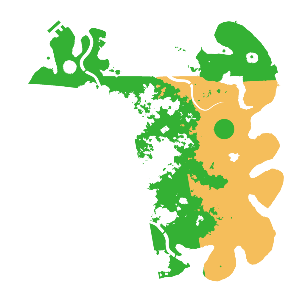 Biome Rust Map: Procedural Map, Size: 4000, Seed: 1208999380