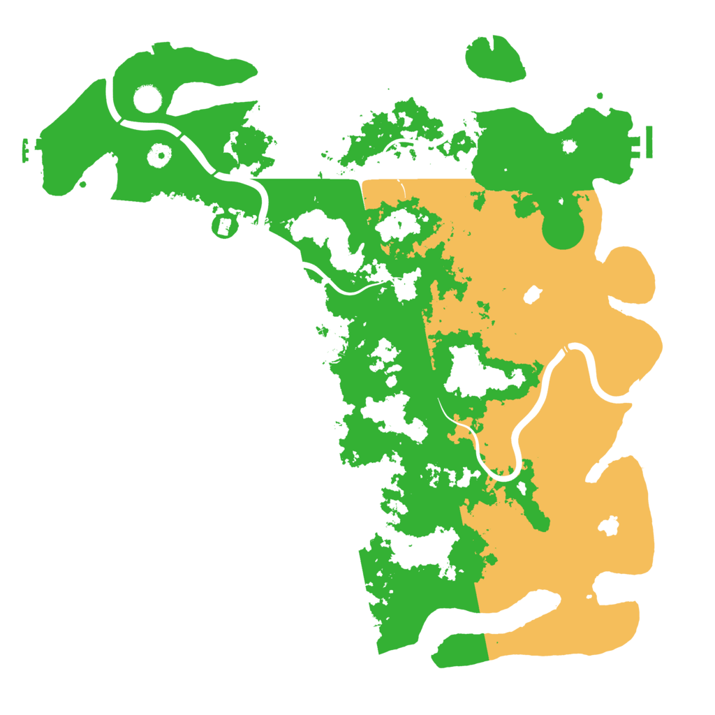Biome Rust Map: Procedural Map, Size: 4500, Seed: 891715062
