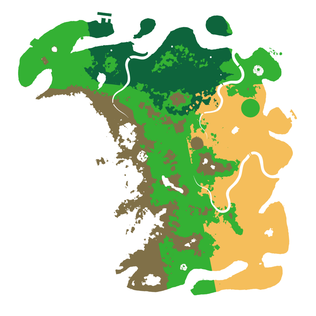 Biome Rust Map: Procedural Map, Size: 4500, Seed: 891715062