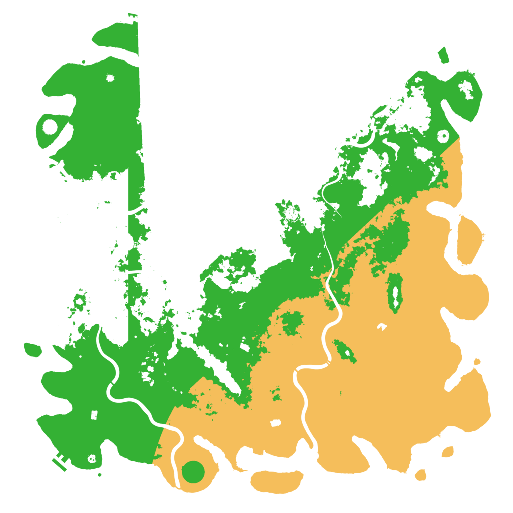 Biome Rust Map: Procedural Map, Size: 6000, Seed: 1115162034