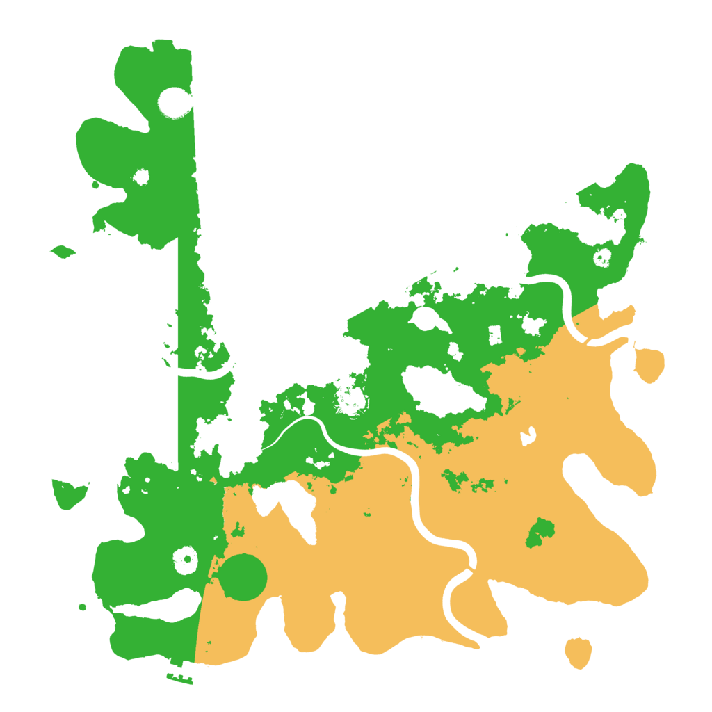 Biome Rust Map: Procedural Map, Size: 4000, Seed: 998201
