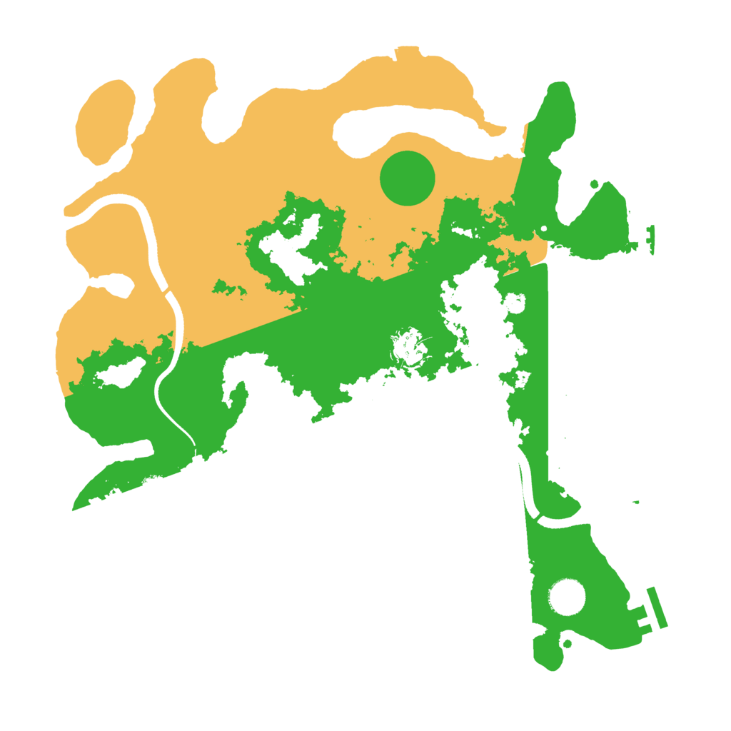 Biome Rust Map: Procedural Map, Size: 3500, Seed: 1469627772