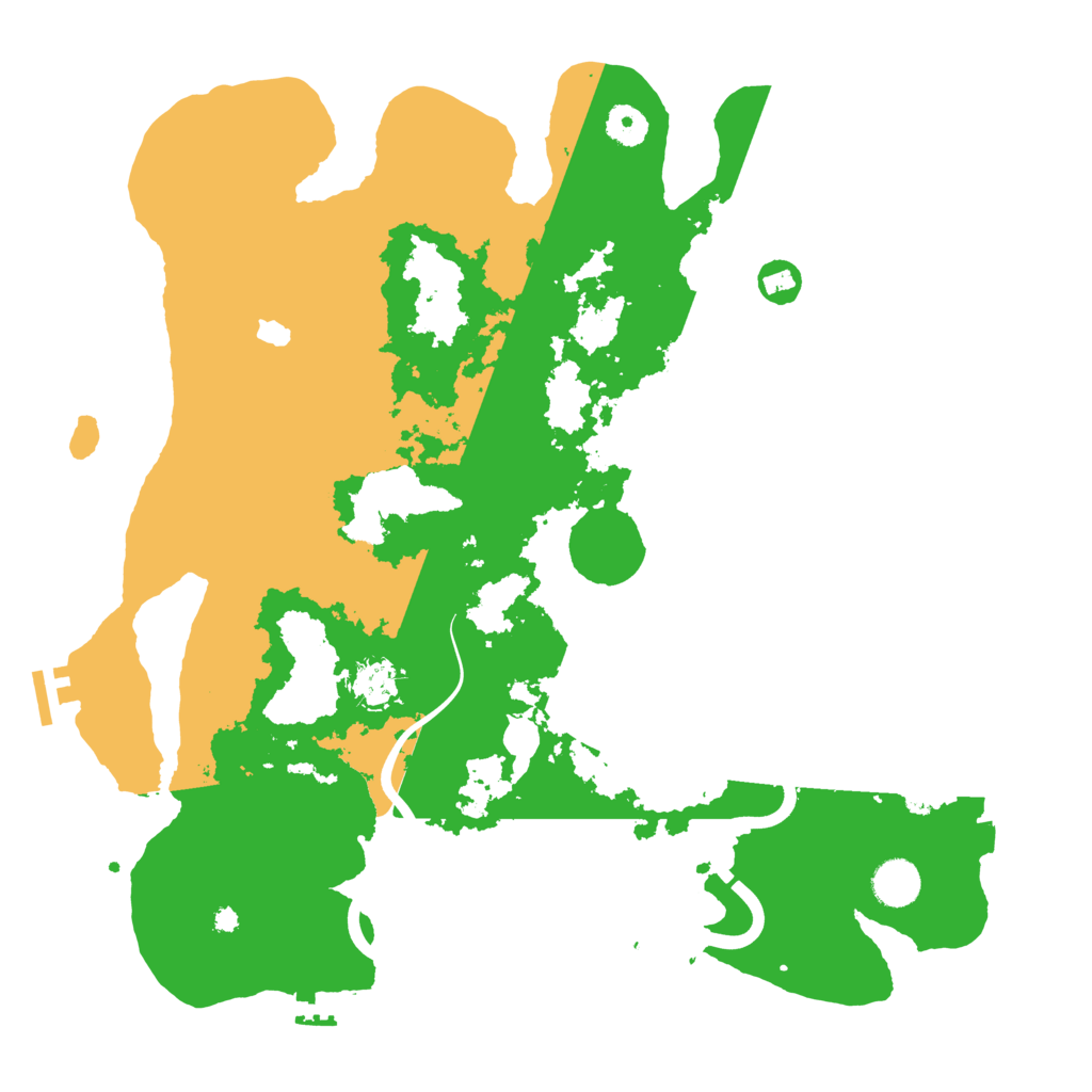 Biome Rust Map: Procedural Map, Size: 4000, Seed: 26754321