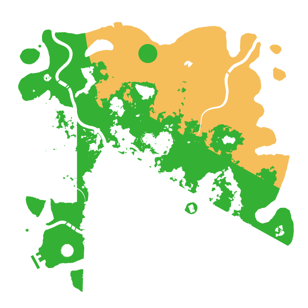 Biome Rust Map: Procedural Map, Size: 4300, Seed: 352347051