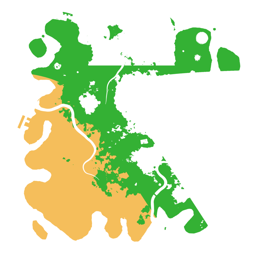 Biome Rust Map: Procedural Map, Size: 3900, Seed: 45702
