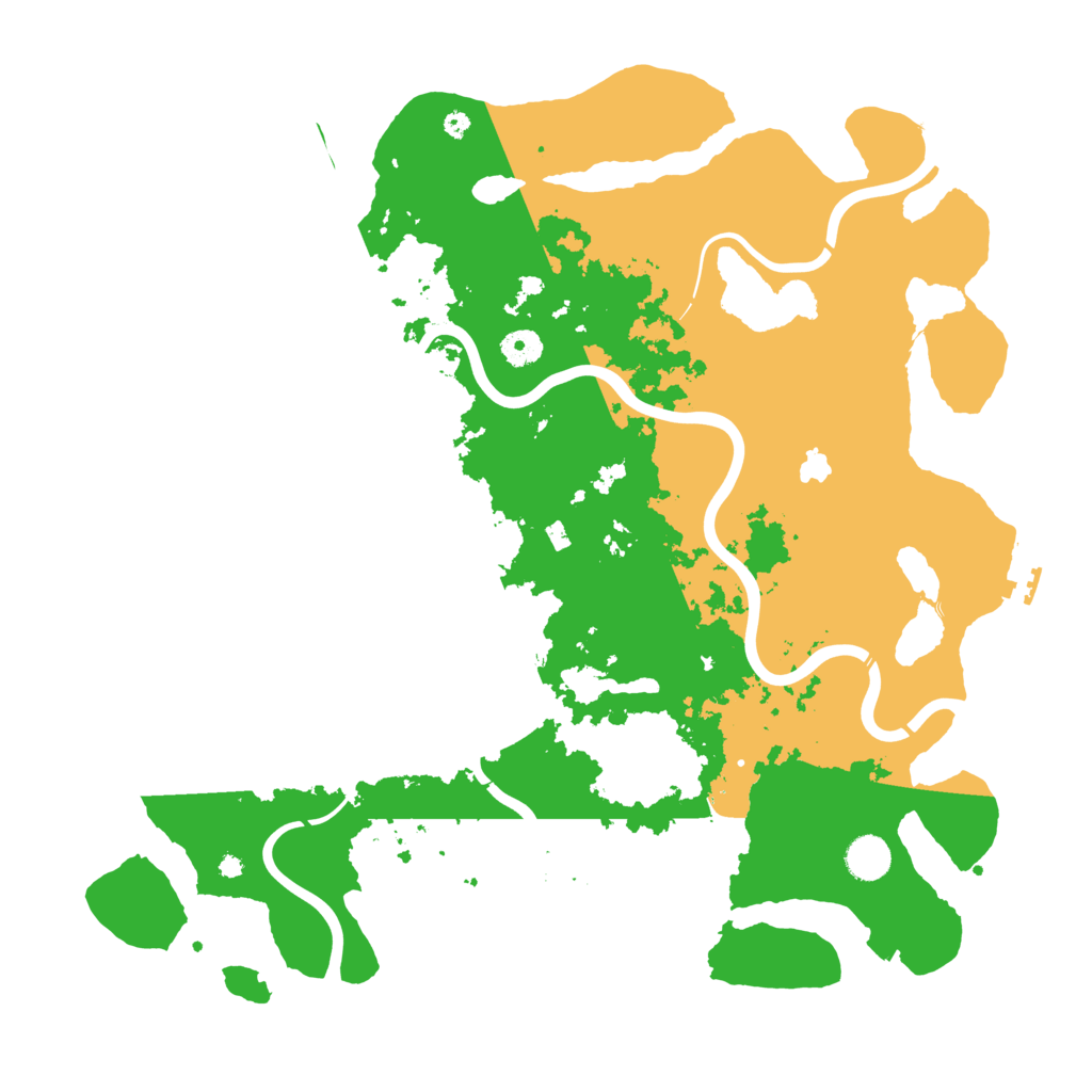 Biome Rust Map: Procedural Map, Size: 4250, Seed: 238839016