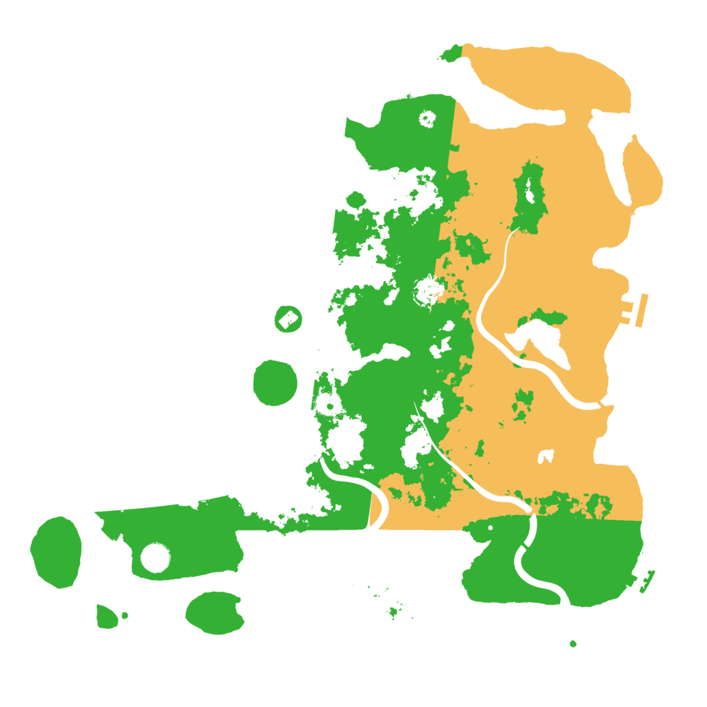 Biome Rust Map: Procedural Map, Size: 4250, Seed: 1158065163