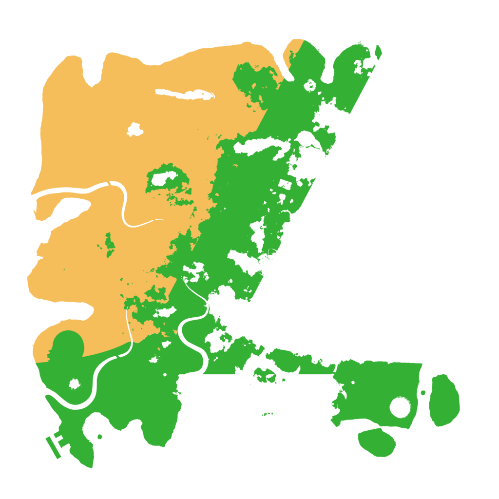 Biome Rust Map: Procedural Map, Size: 4250, Seed: 521599728