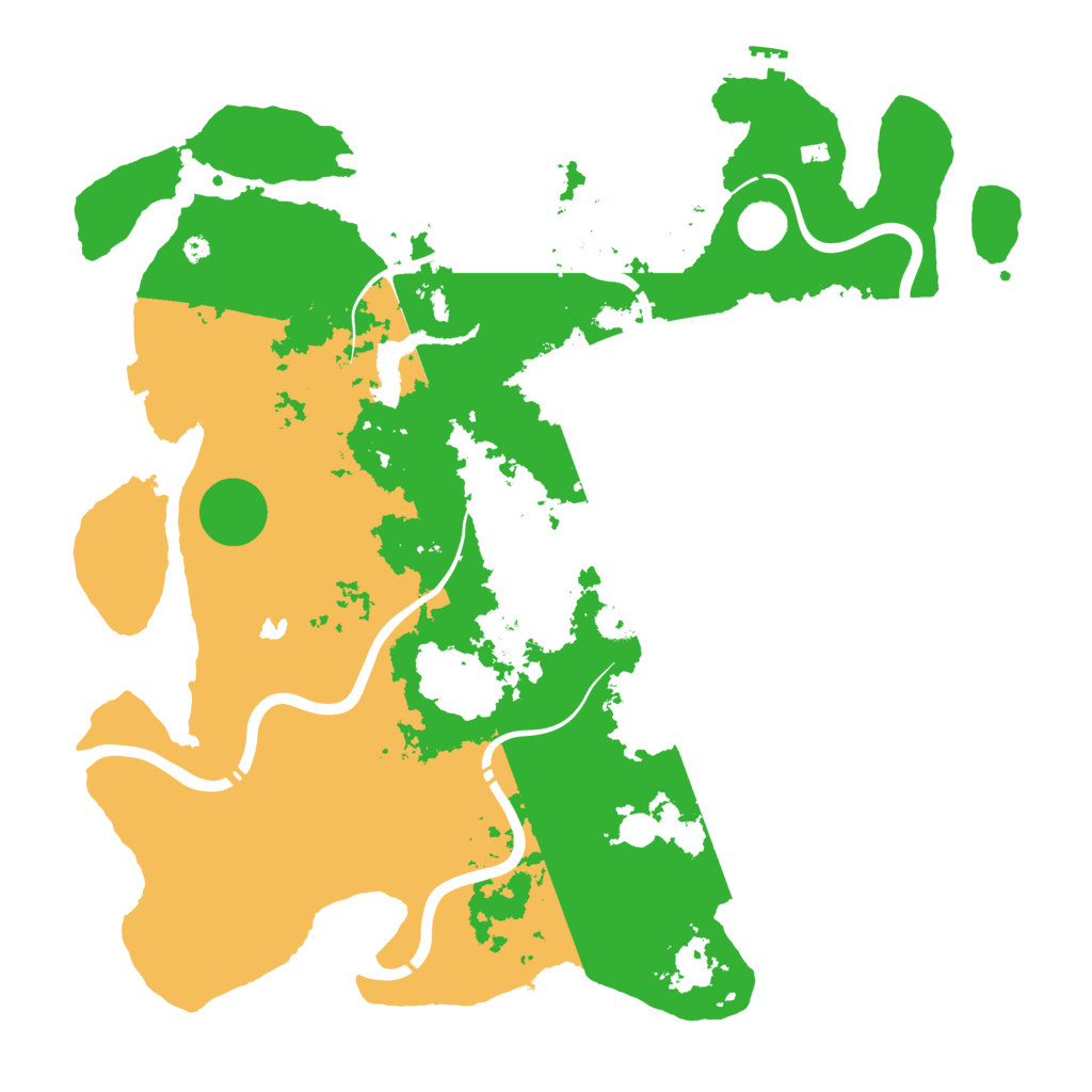 Biome Rust Map: Procedural Map, Size: 4250, Seed: 310359331